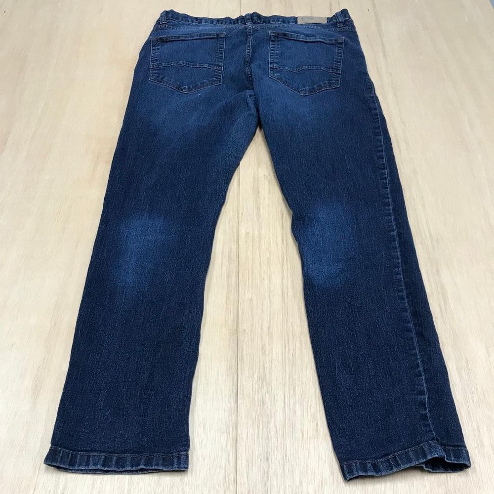 rubgy universtiy men 40x30 blue  slim straight leg jeans